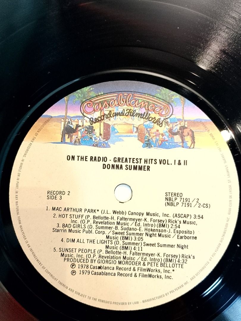 DONNA SUMMER - ON THE RADIO GREATEST HITS VOL. I & II_thumbnail_5