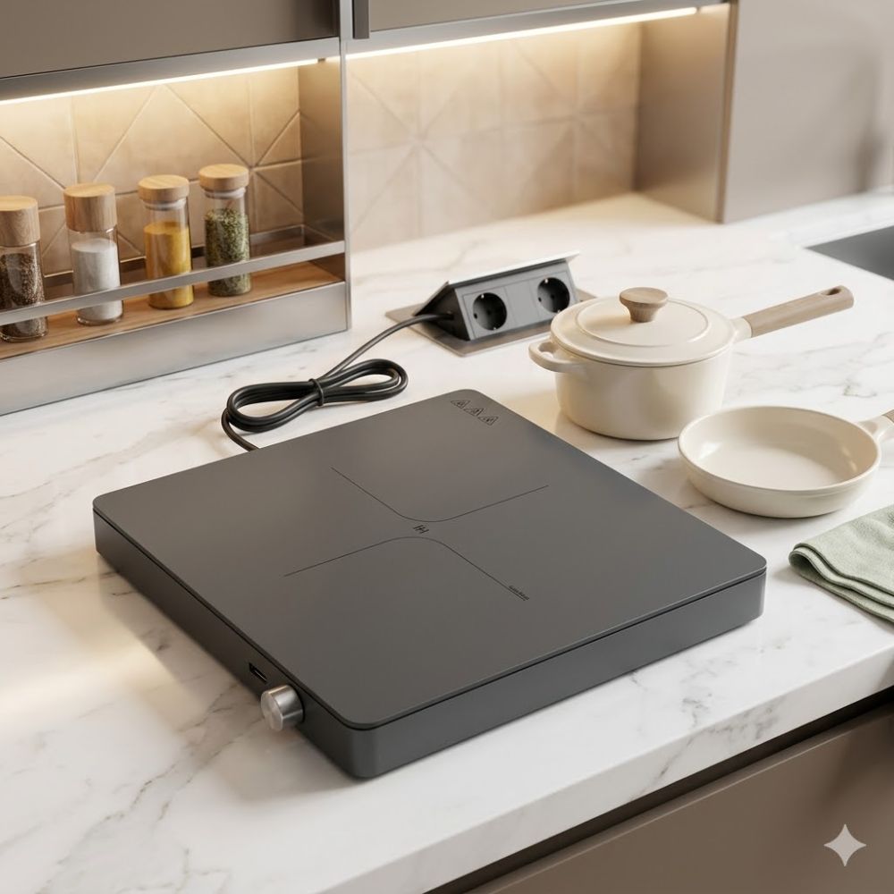 Bếp Từ Đơn Mishio MK448 Công Suất 2000W - Mặt Kính Kanger Hạng A_thumbnail_1