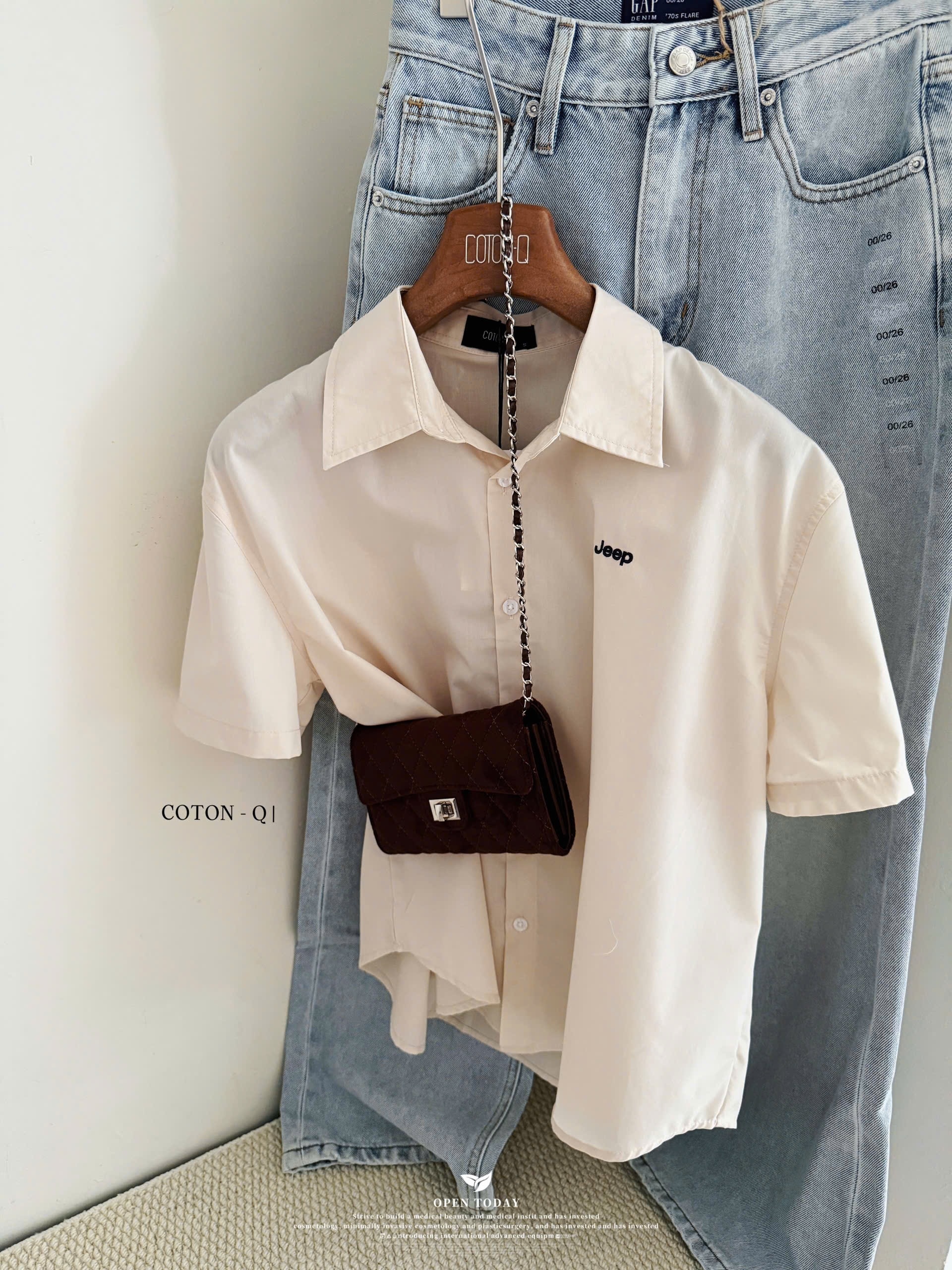 Áo somi tay ngắn ( BE )_thumbnail_8