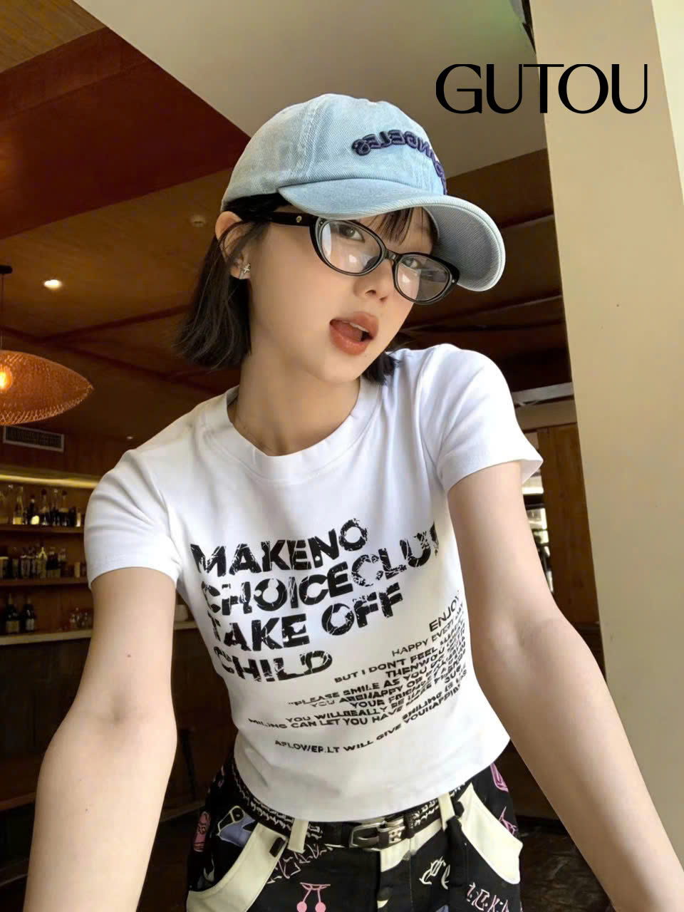 [ GUTOU ] Áo Thun Take Off Tee