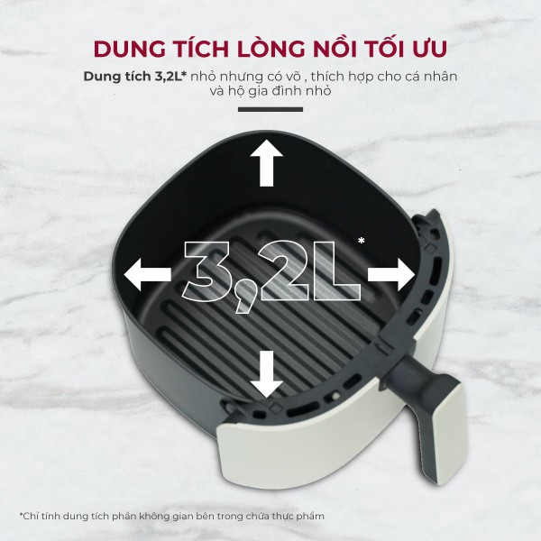 Nồi chiên không dầu mini Fujihome A3 A/B( 3,2lit)_thumbnail_8