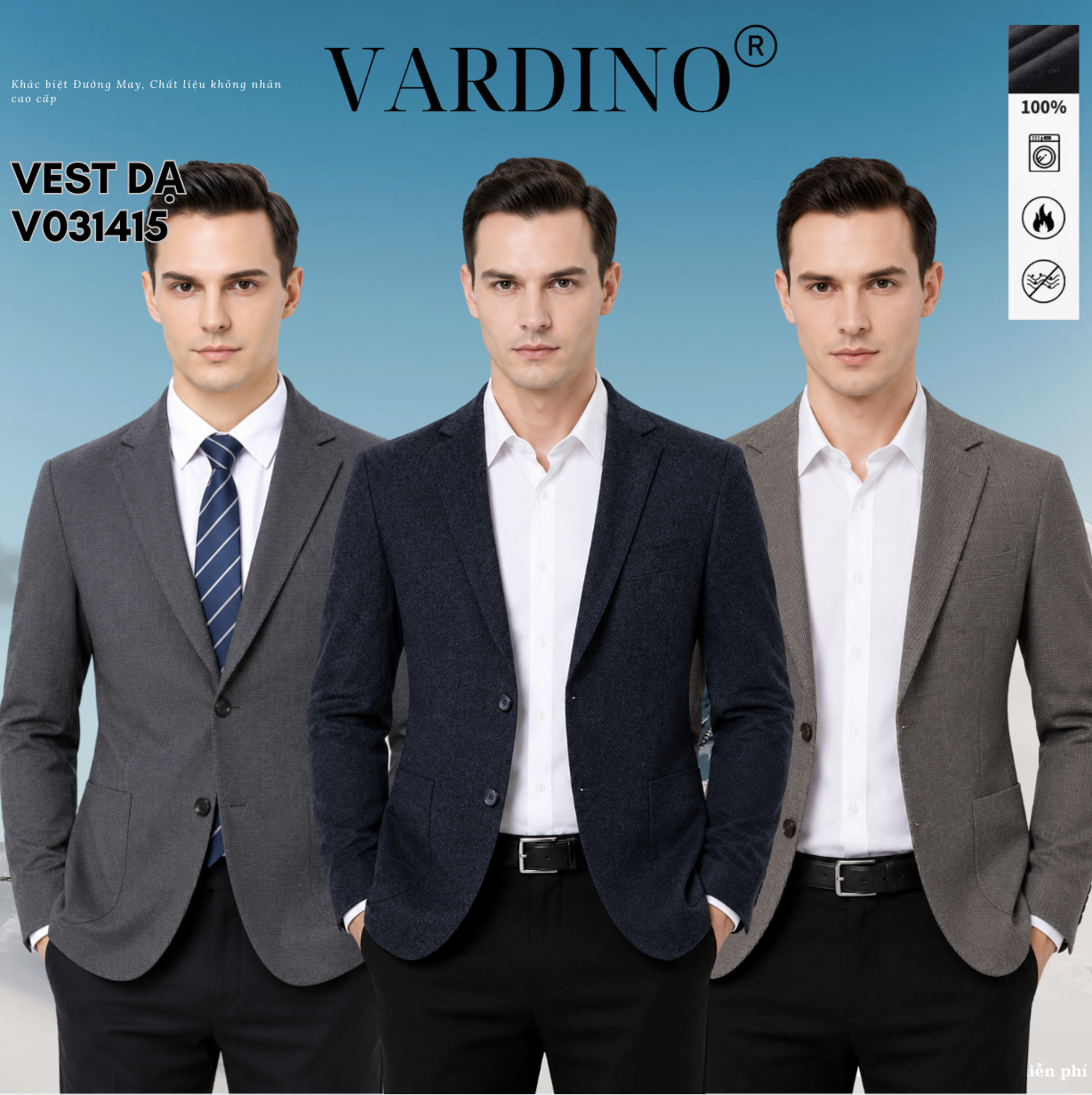 Áo vest nam vardino V03-V04-V05-V14-V15