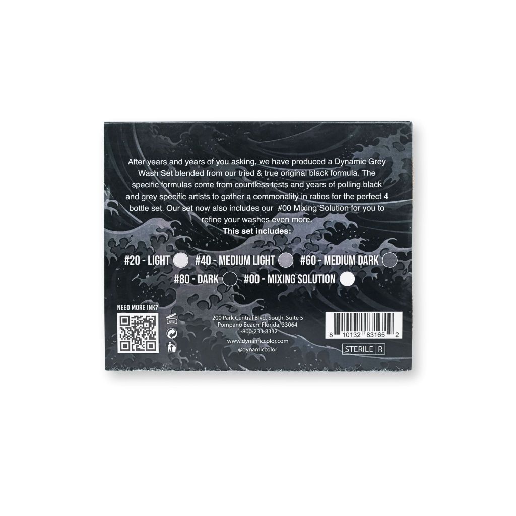 Dynamic GreyWash Set 4oz - Made in USA (HSD: 2028)