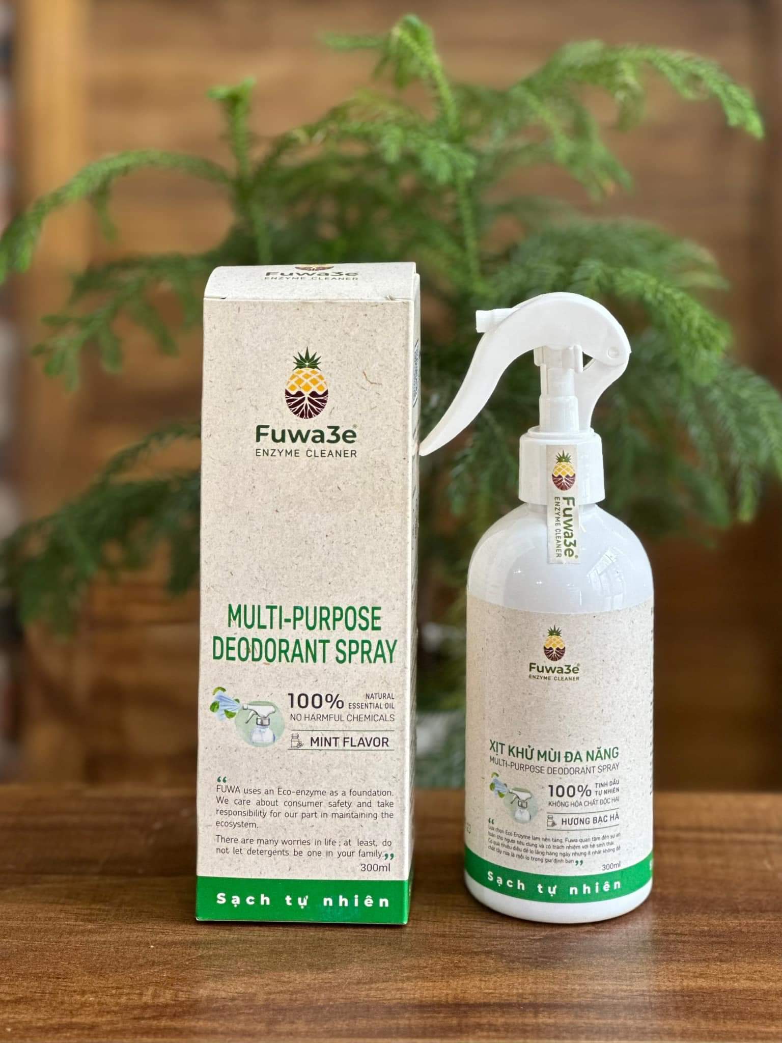 Xịt khử mùi đa năng Fuwa3e 300ml