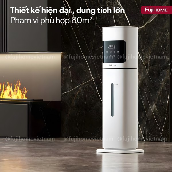 Máy Tạo Ẩm, Xông Tinh Dầu, khử khuẩn UV dung tích lớn Fujihome HM09UV2_thumbnail_2