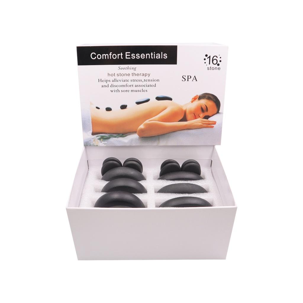 Bộ đá nóng spa 16 viên có hộp