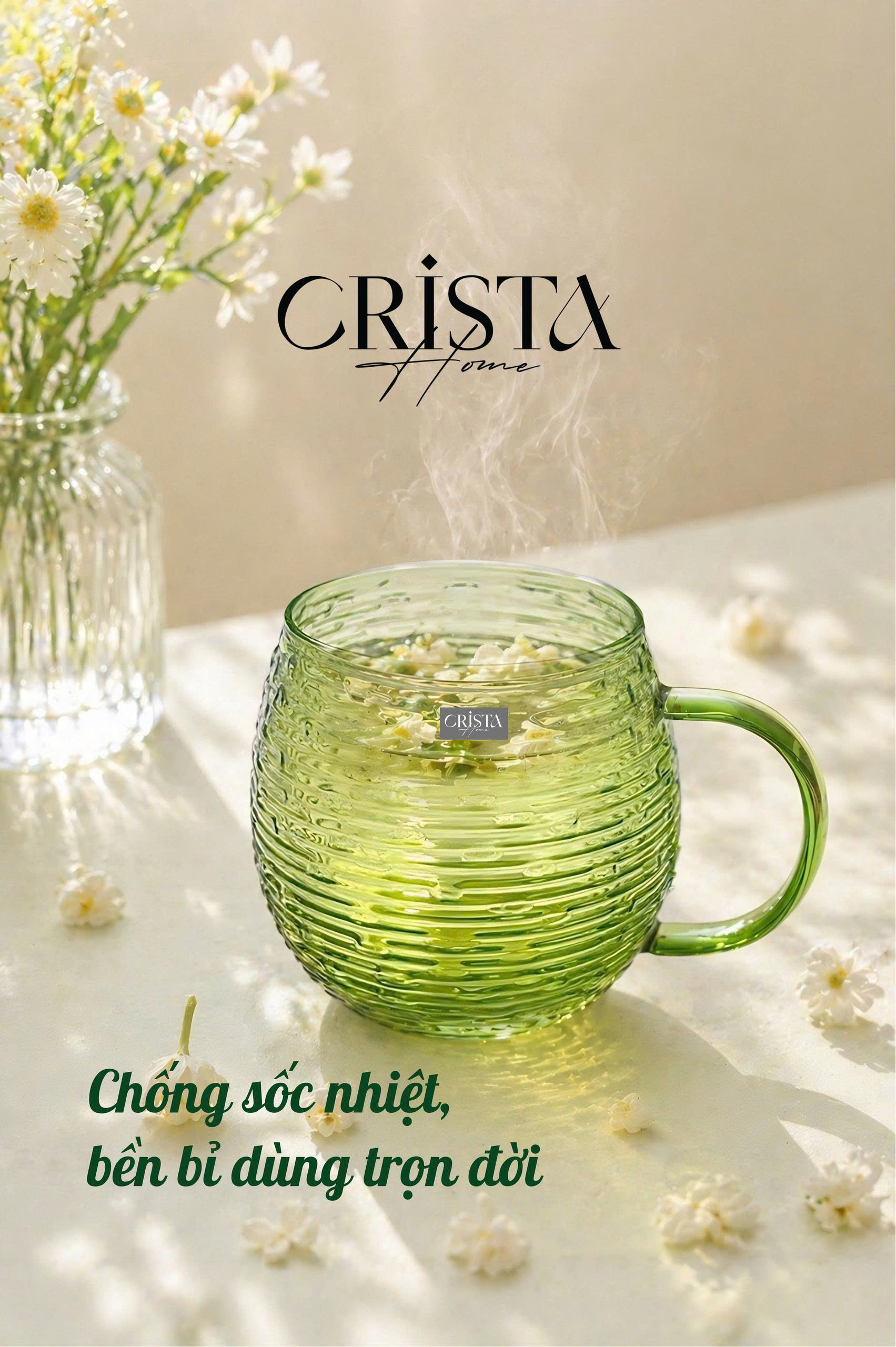 Bộ 6 cốc thủy tinh dáng bầu vân ngang có quai 350ml CRISTA HOME_thumbnail_7