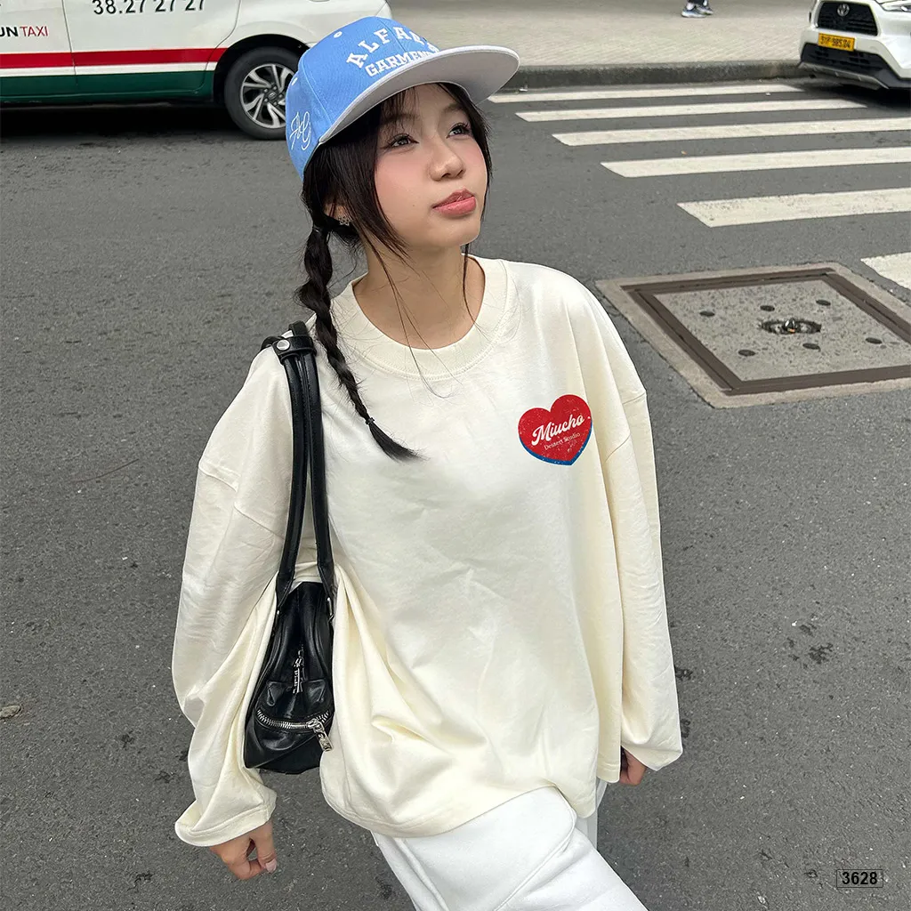 Áo thun nữ form boxy tay dài Sweet Whiimsy Miucho 3628_thumbnail_5