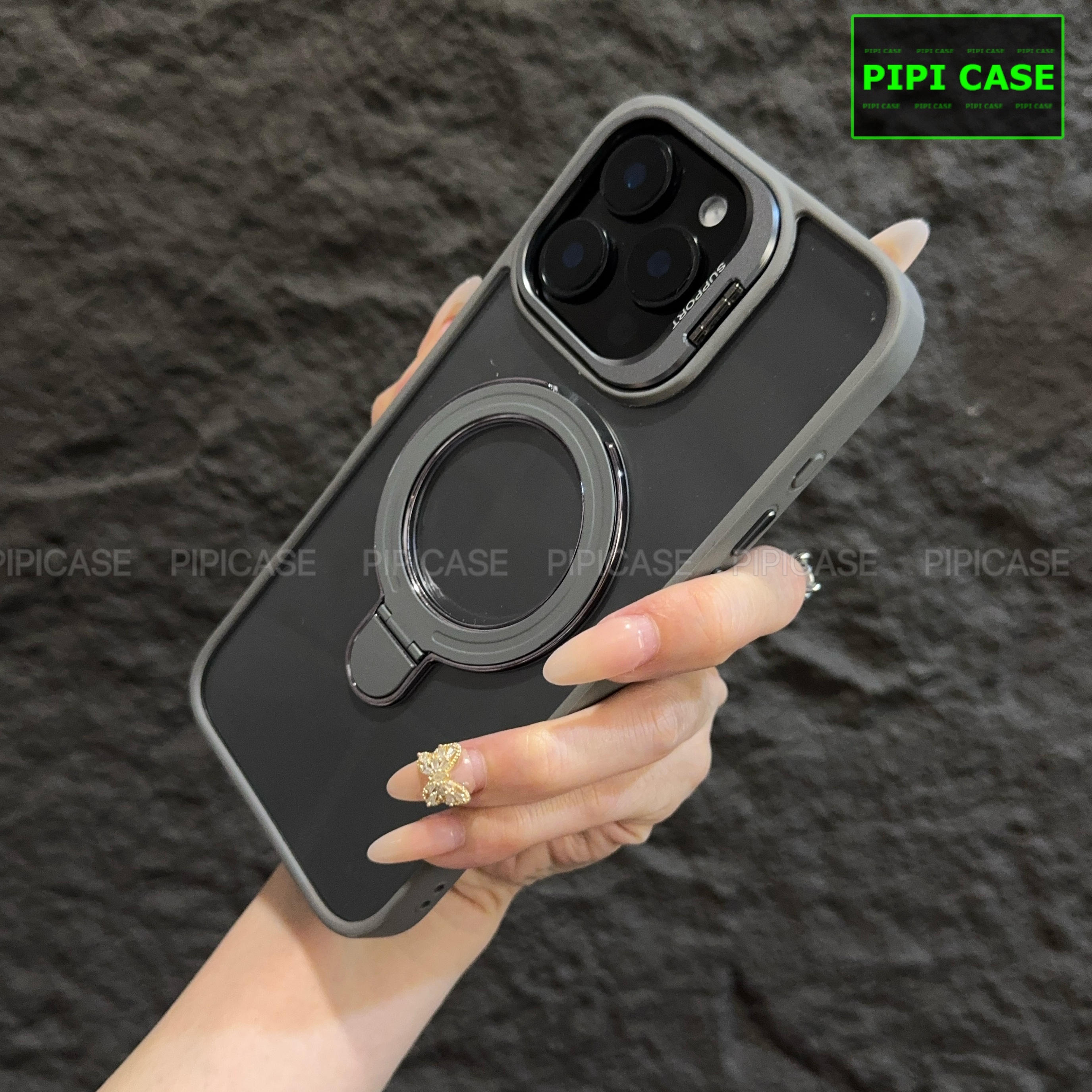 Ốp Lưng iPhone 12 Pro Max - Super Gone - Xám_thumbnail_5