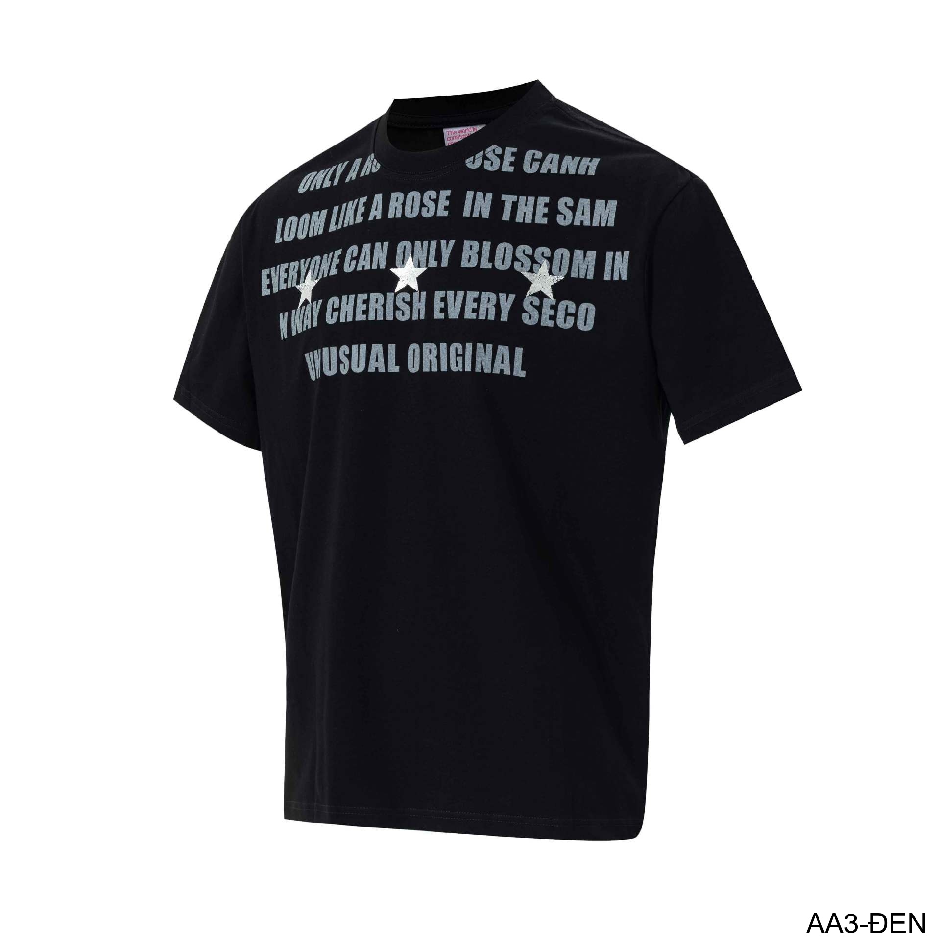 AA3 - Áo thun unisex cổ tròn tay ngắn in chữ retro phong cách streetwear_thumbnail_11