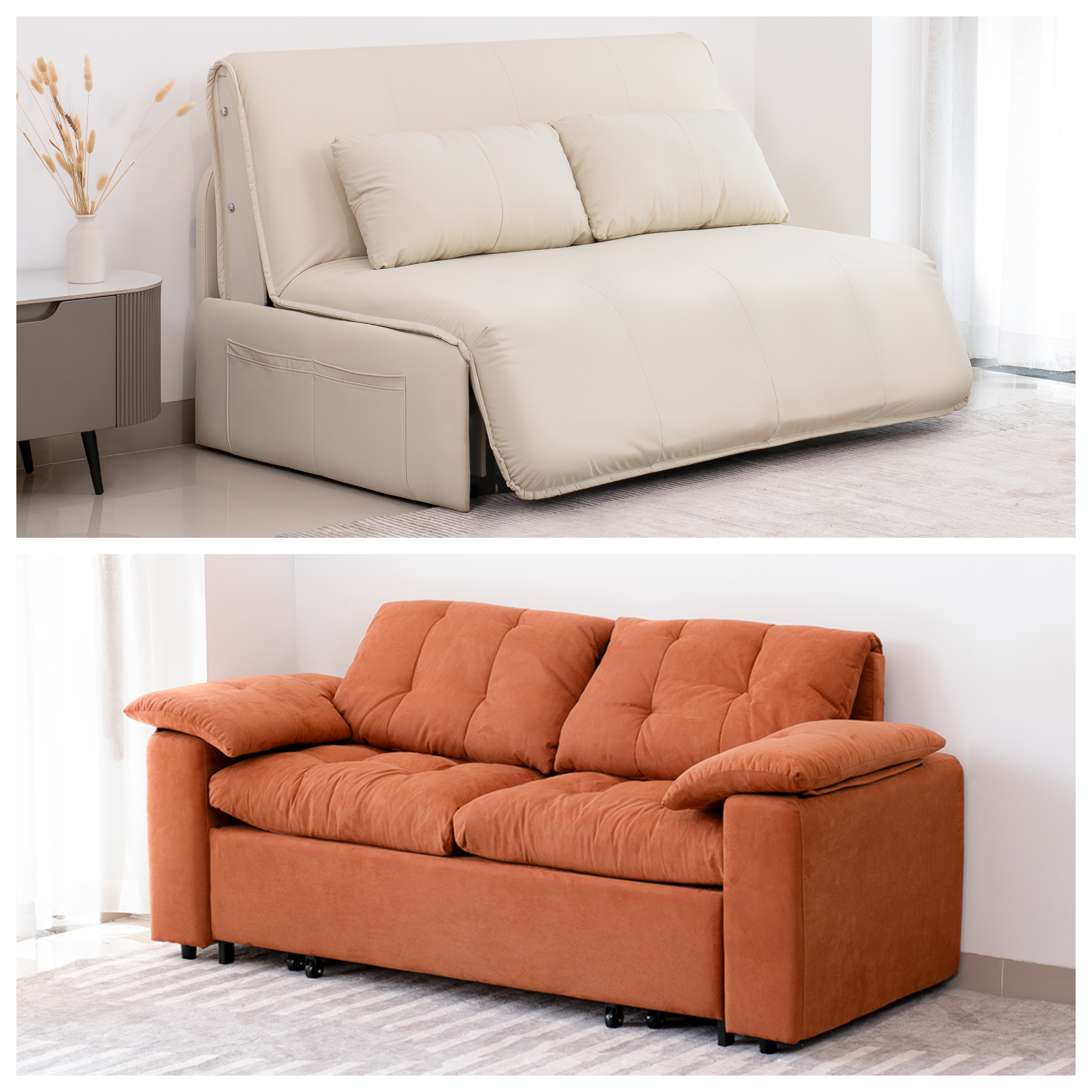 Sofa da hay sofa vải?  Loại nào được ưa chuộng hơn?