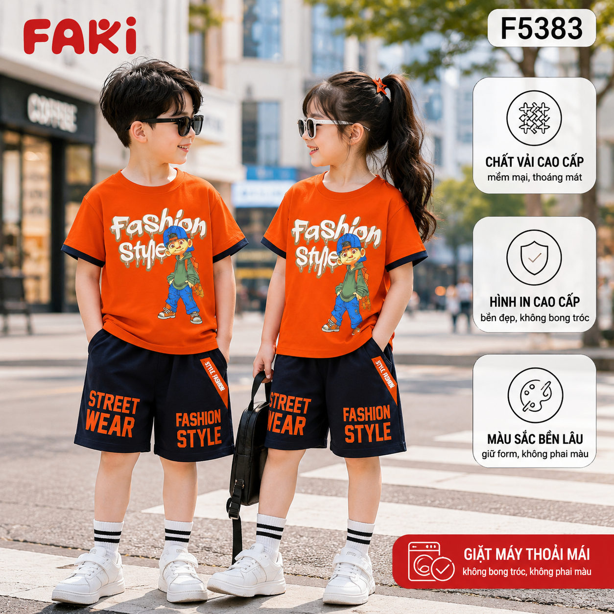 FAKI - ĐỒ BỘ TRẺ EM - F5383