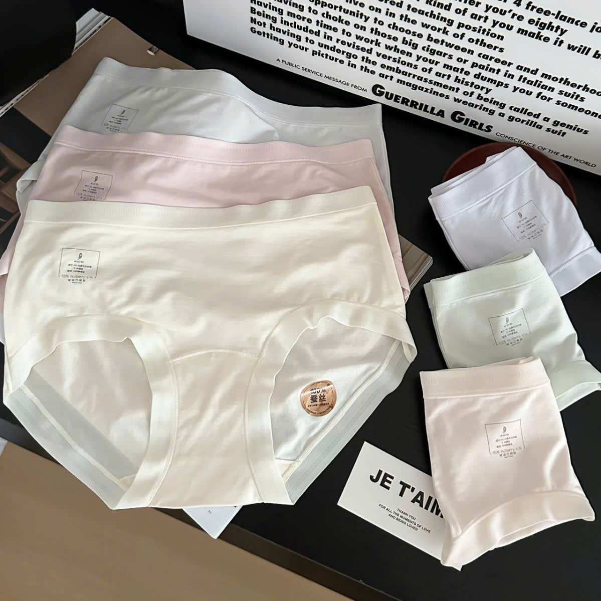 Quần lót cotton tơ tằm