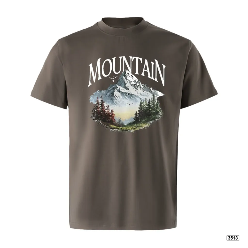 Áo thun nam form rộng Mountain TeePrint 3518_thumbnail_14