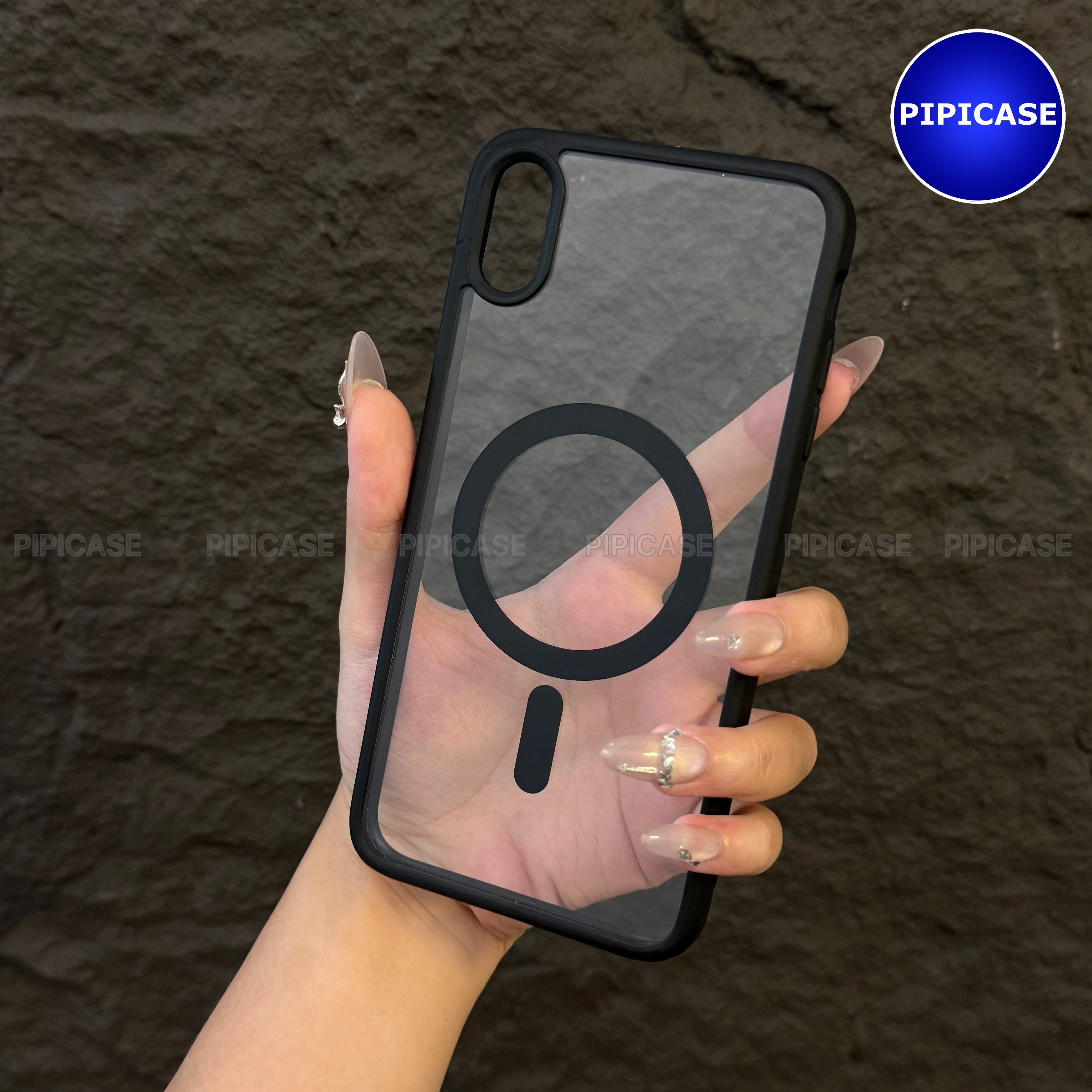 Ốp Lưng iPhone XS Max - Chic - Đen
