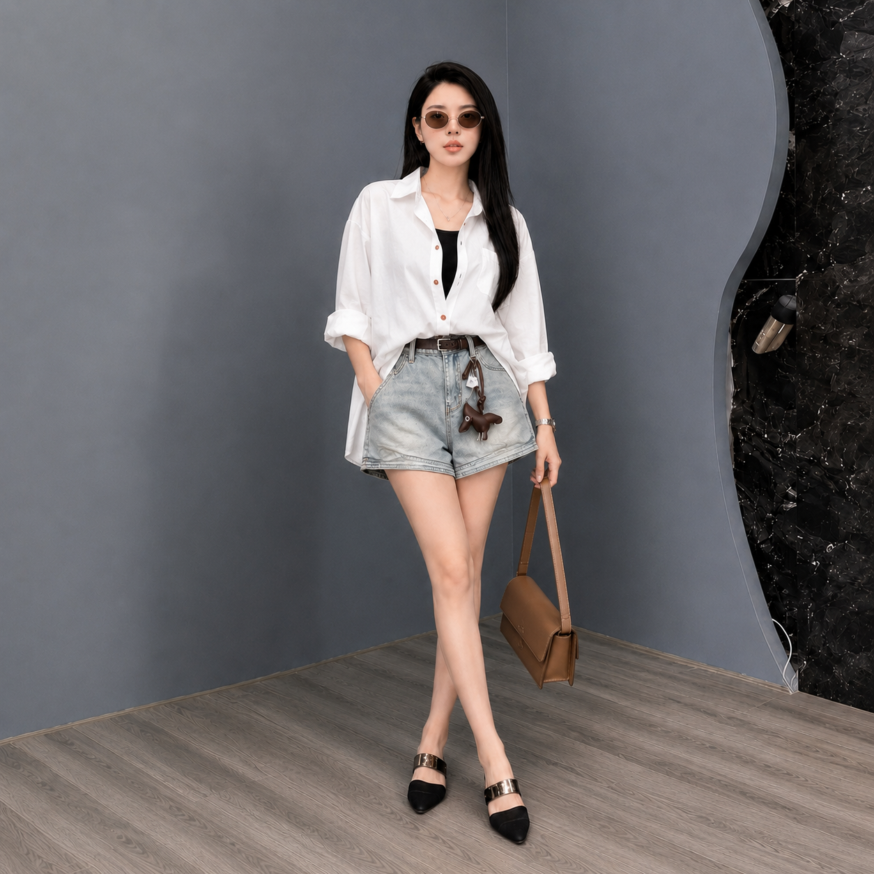 A224 + Q162 Set bra + quần short