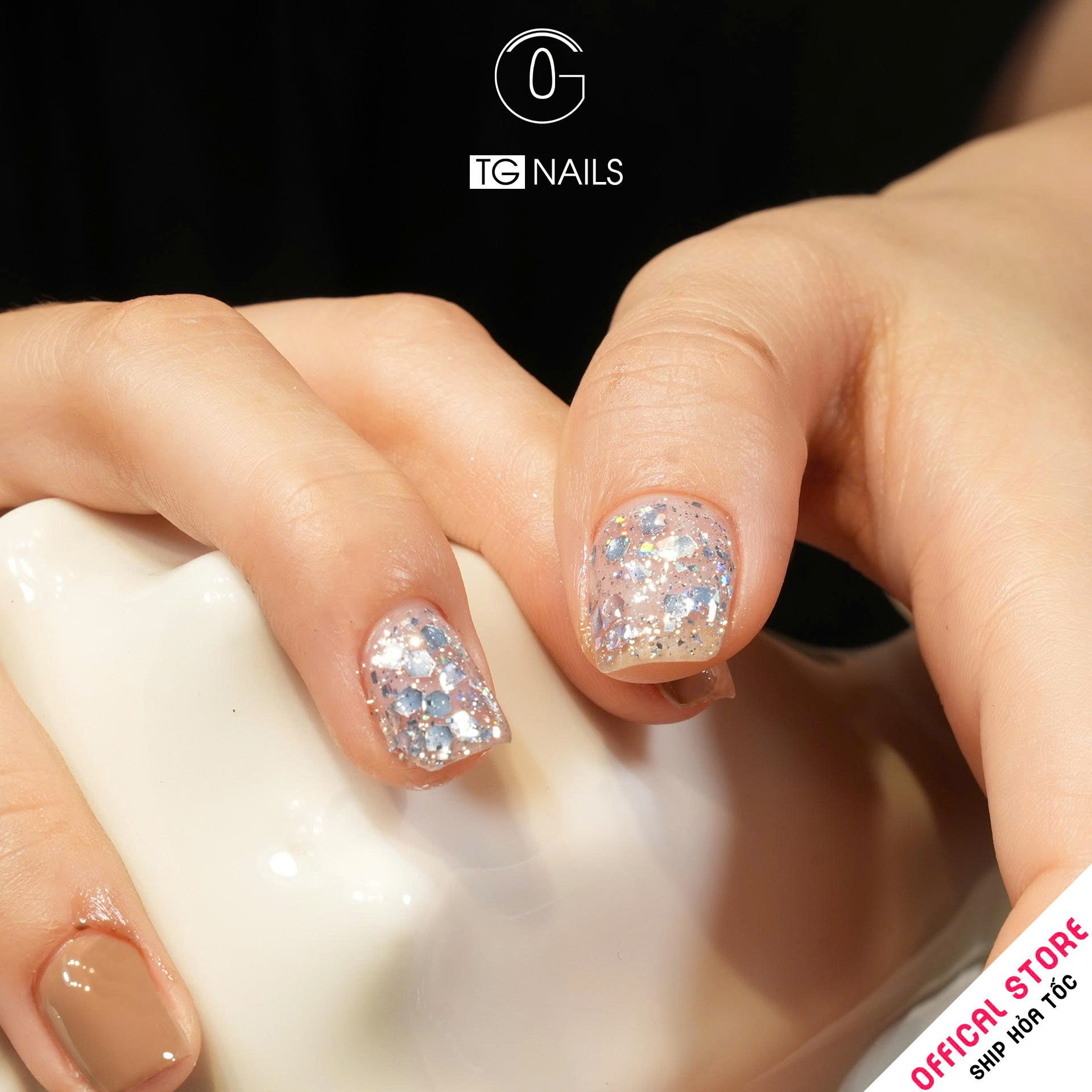 Sơn gel Nhũ kim tuyến siêu sáng TG chai 10g_thumbnail_4