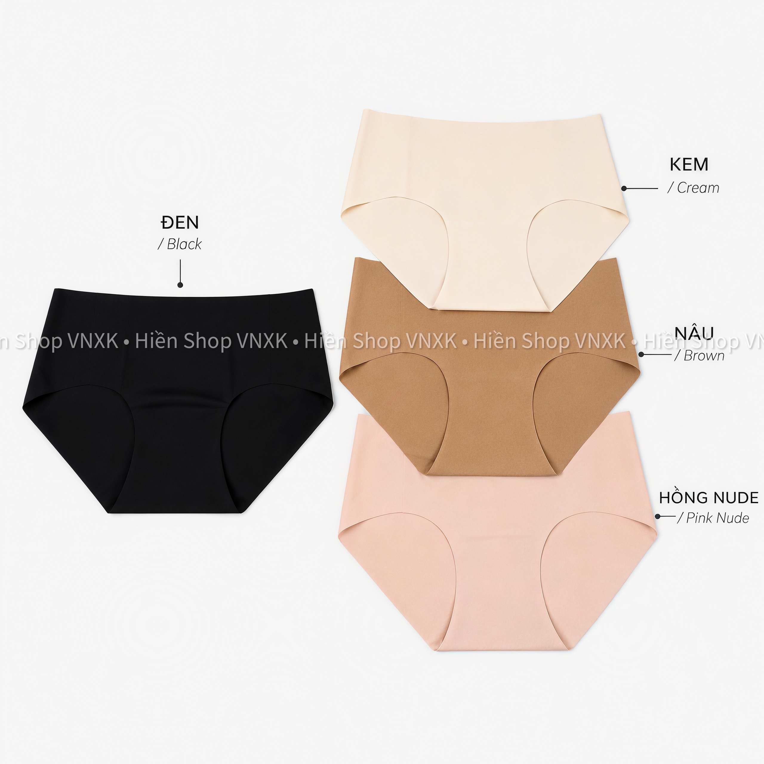 COMBO 5 QUẦN LÓT UNIQLO AIRISM – MỀM MỊN, KHÔNG VIỀN,