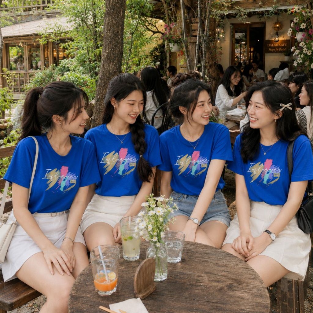 [Form Rộng] Áo phông đồng phục hội, nhóm du lịch hình chữ đơn giản -  RT8595_thumbnail_2
