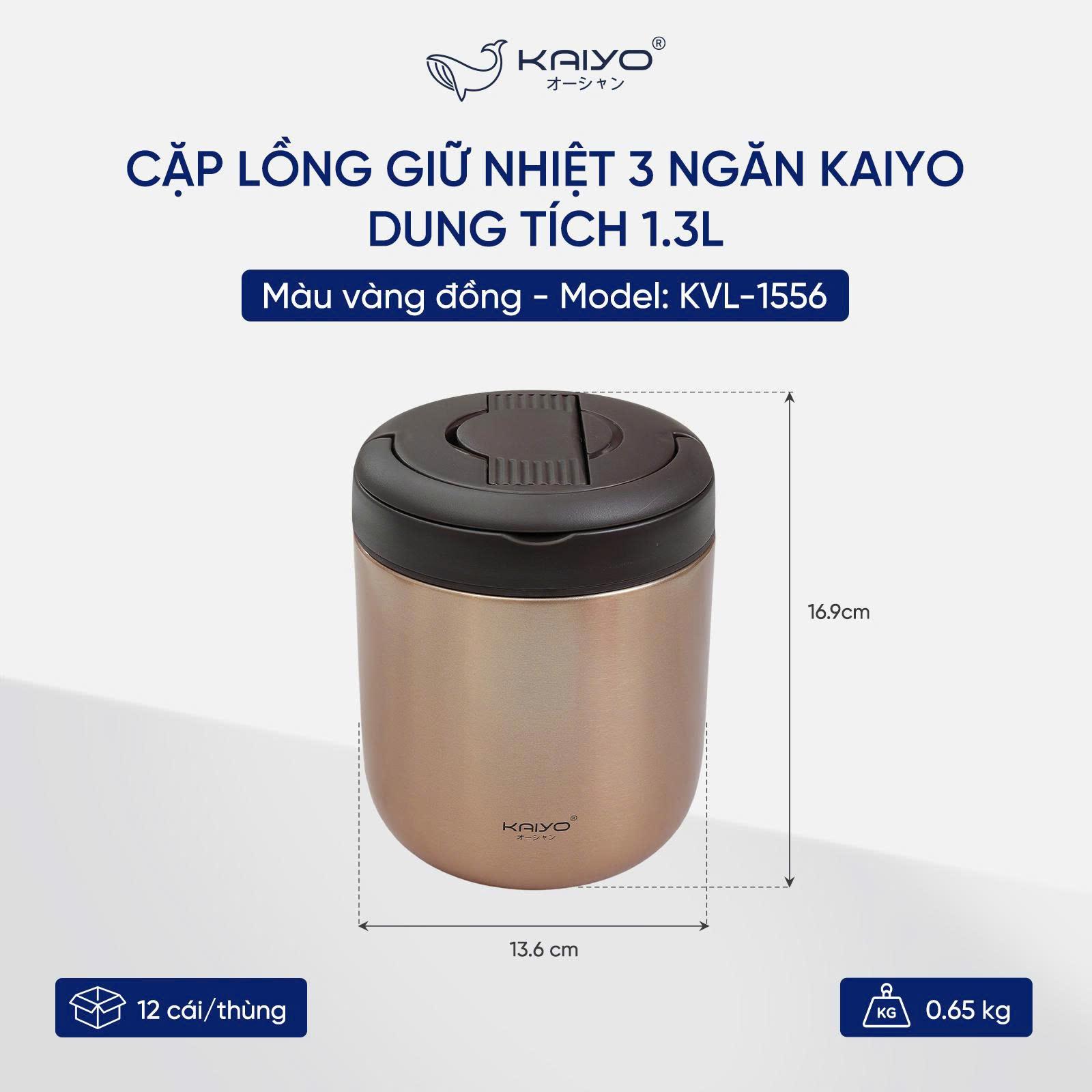 CẶP LỒNG GIỮ NHIỆT 3 NGĂN KAIYO, DUNG TÍCH 1.3L_thumbnail_17