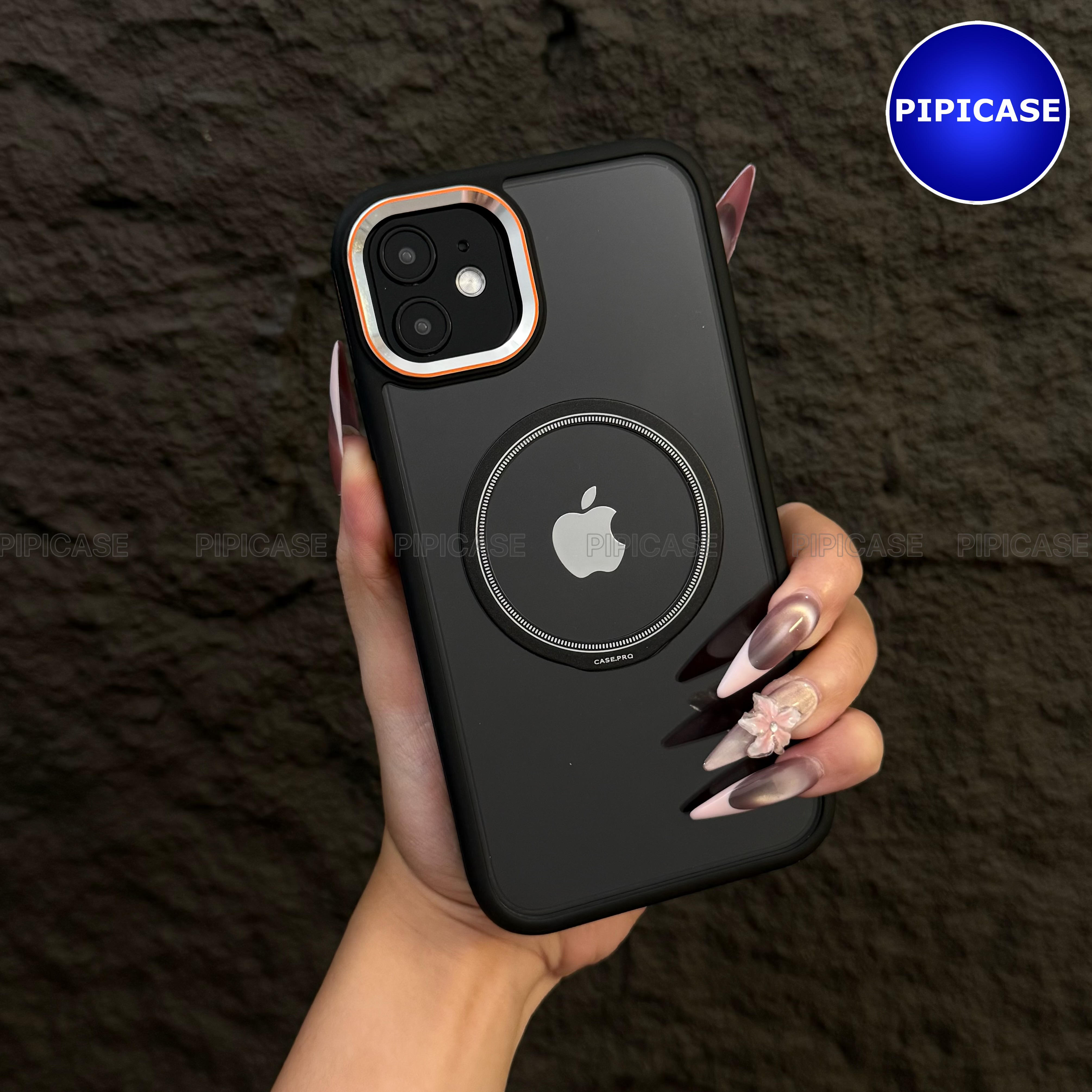 Ốp Lưng iPhone 12 - Wigu - Đen