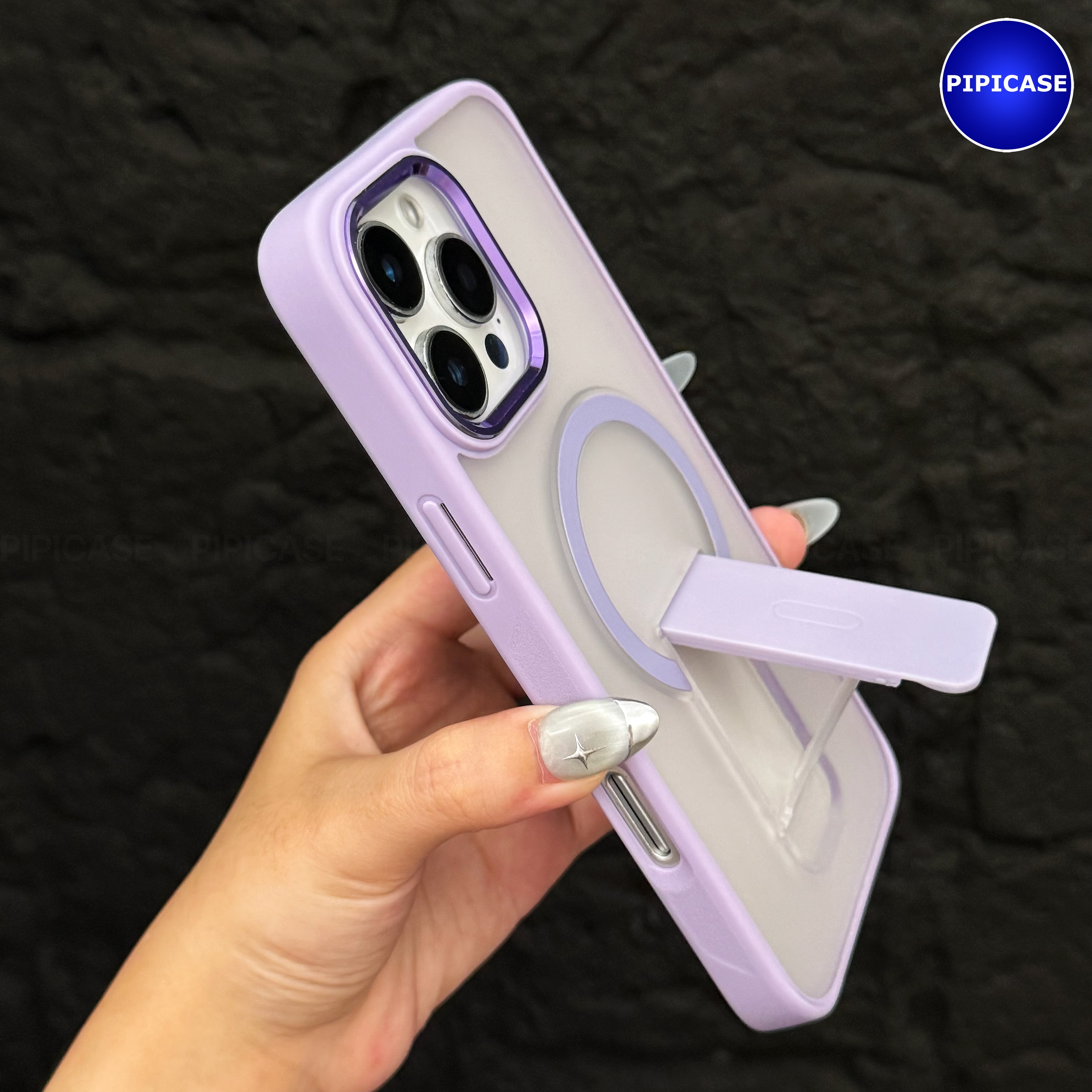 Ốp Lưng iPhone 16 Pro Max - Quin - Tím Nhạt