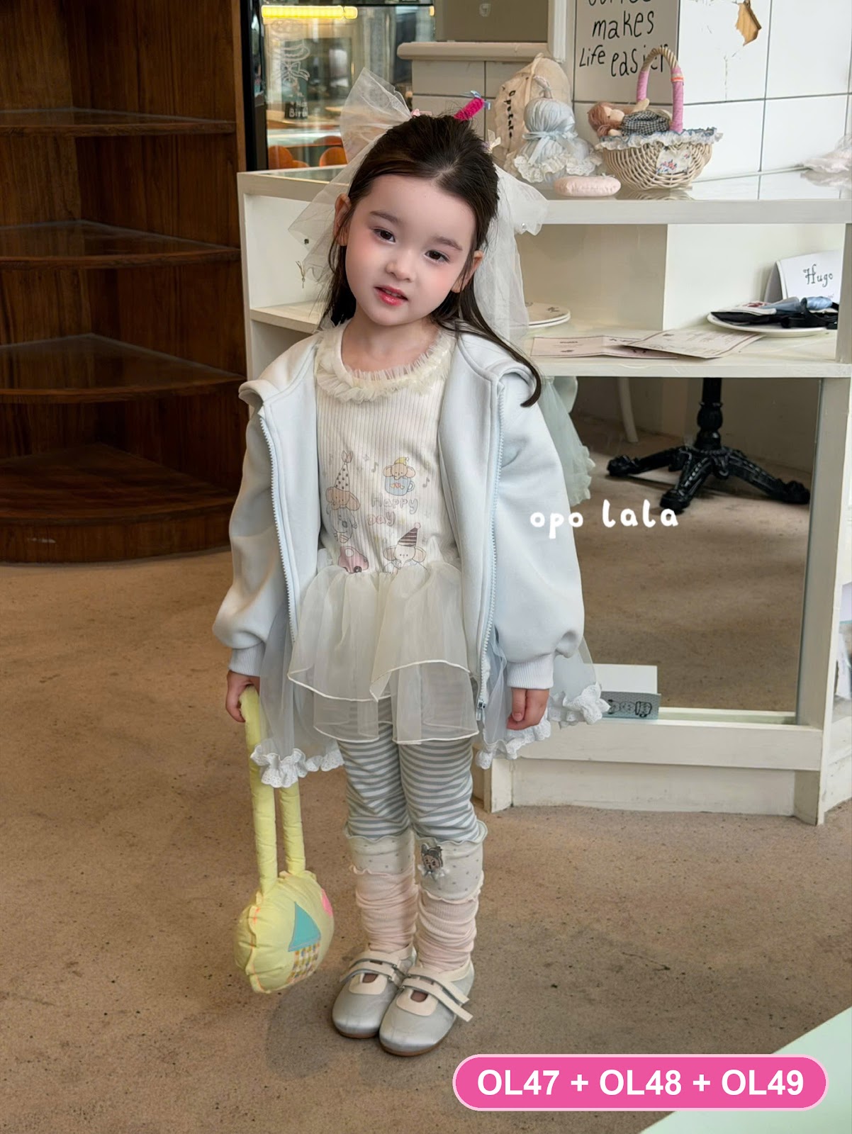 OL48 - Áo khoác nỉ hãng Opolala | Sz 90-130 | 79067