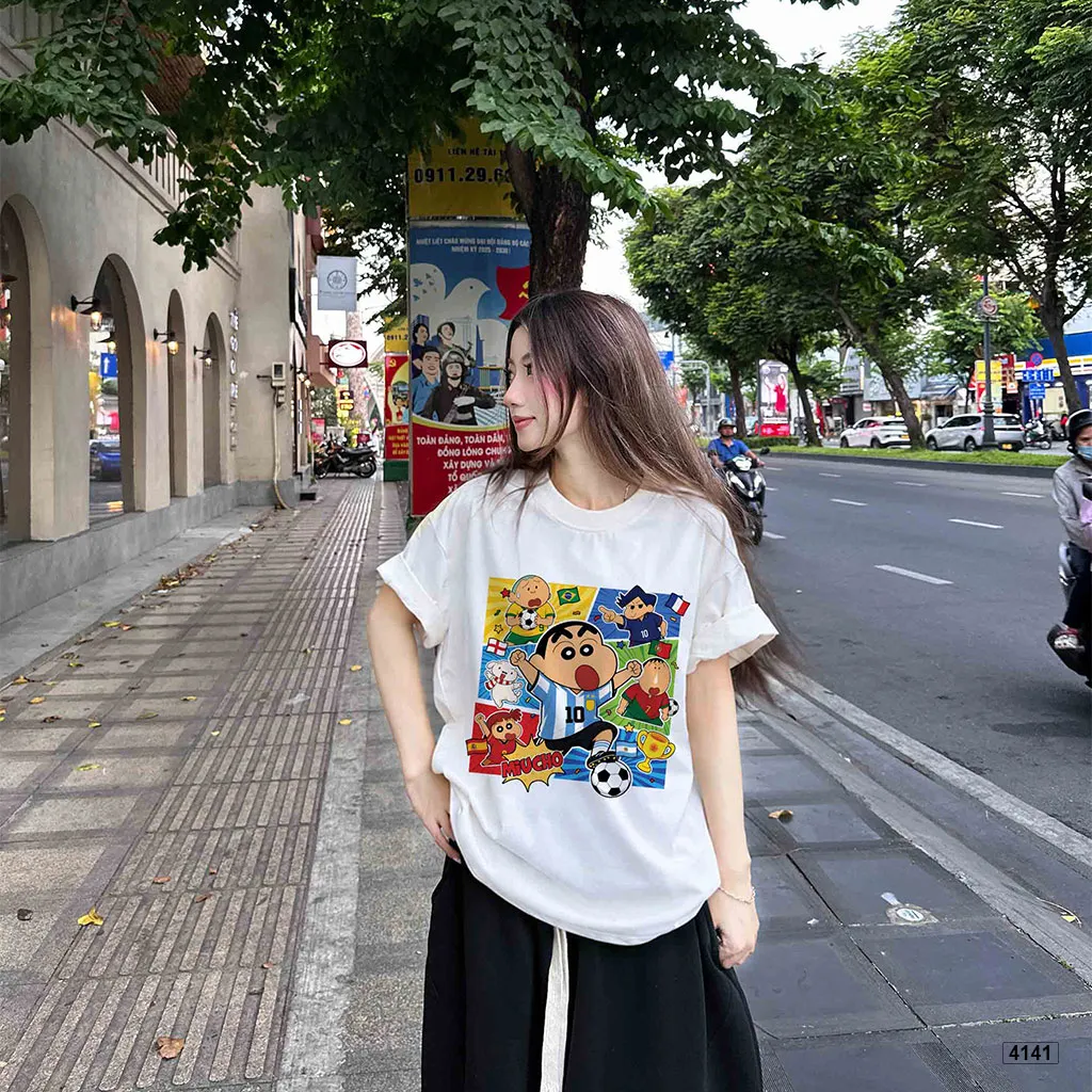 Áo thun boxy unisex thể thao Miucho 4141_thumbnail_6