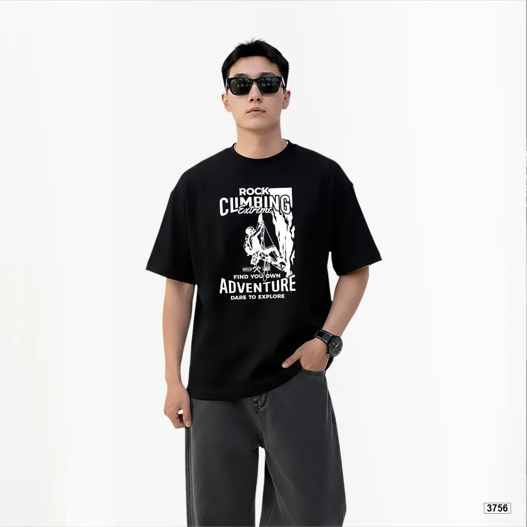 Áo thun nam form rộng Adventure TeePrint 3756_thumbnail_3