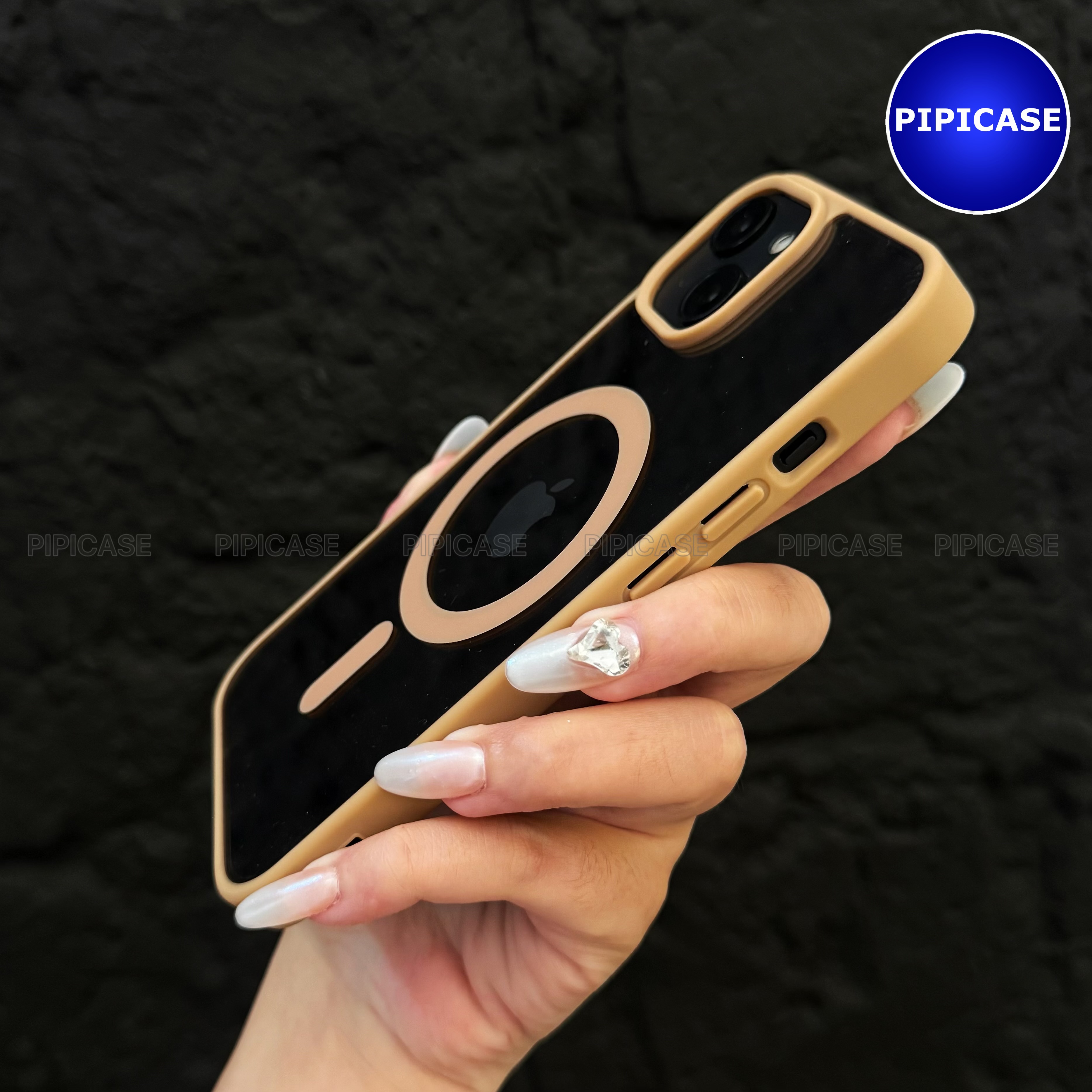 Ốp Lưng iPhone 15 - Chic - Nâu Nhạt_thumbnail_17