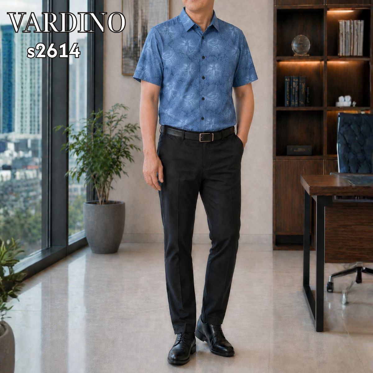 Sơ mi hoạ tiết Vardino S2614_thumbnail_4