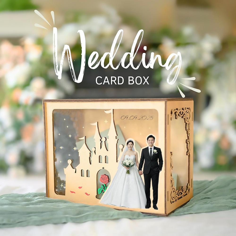 Hộp Thả Lời Chúc Đám Cưới, Sự Kiện, Công Ty, Sinh Nhật - (Size tính theo chiều ngang)_thumbnail_0