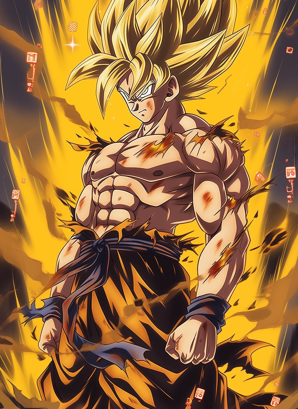 Super Saiyan Goku Powerful Surge — DBZ-GOK-1086