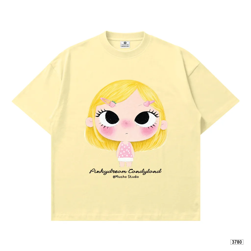 Áo thun nữ form boxy Kawaii Girl bé gái dễ thương style Hàn Quốc Miucho 3780_thumbnail_8