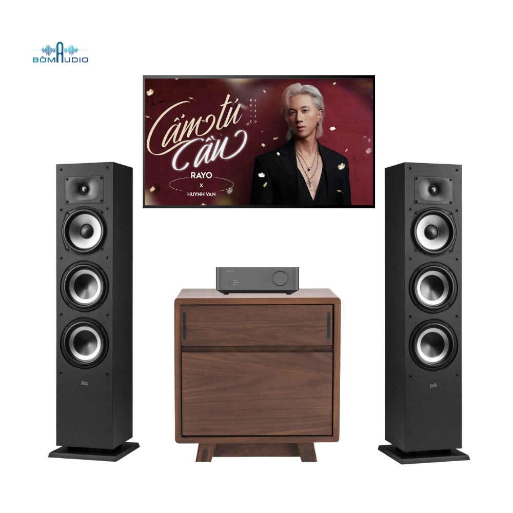 Combo Amply WIIM VIBELINK AMP + Loa Cột POLK AUDIO MONITOR XT60 – B445_thumbnail_1