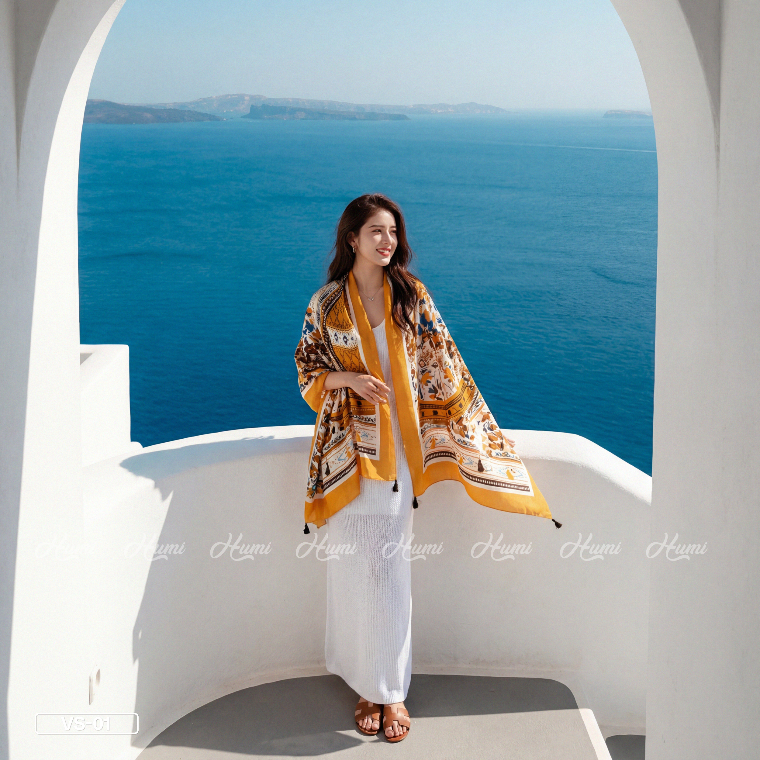 KHĂN HỌA TIẾT THỔ CẨM (VS01)