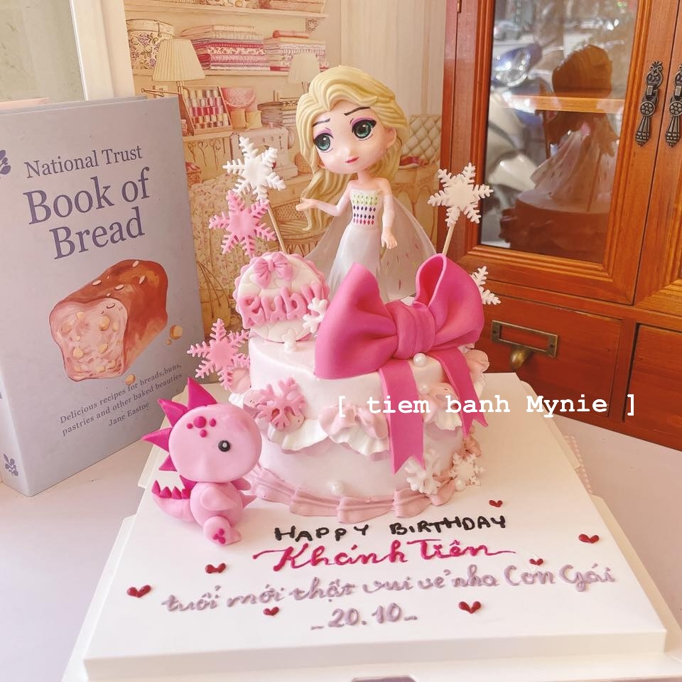 Bánh cho bé gái chủ đề Công chúa Elsa_thumbnail_3