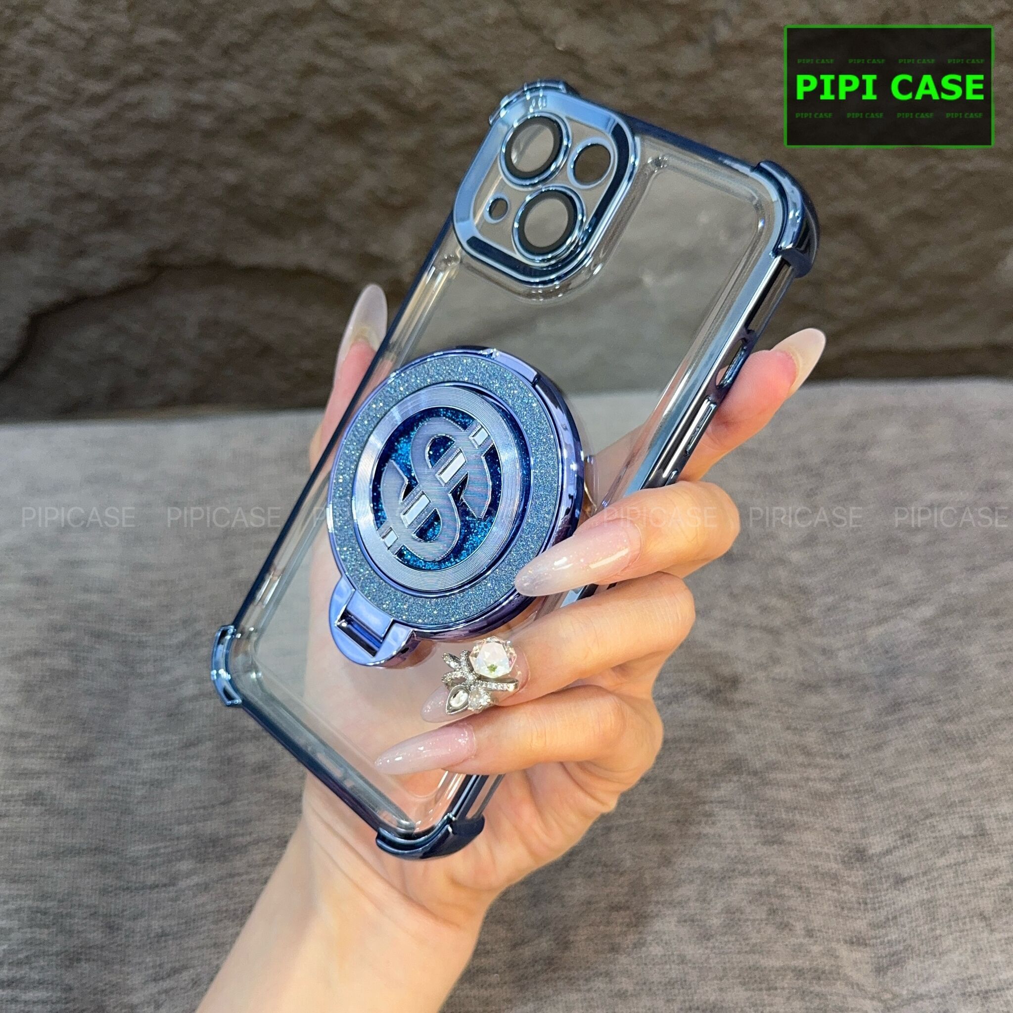 Ốp Lưng iPhone 15 Plus - DO - Xanh Nhạt