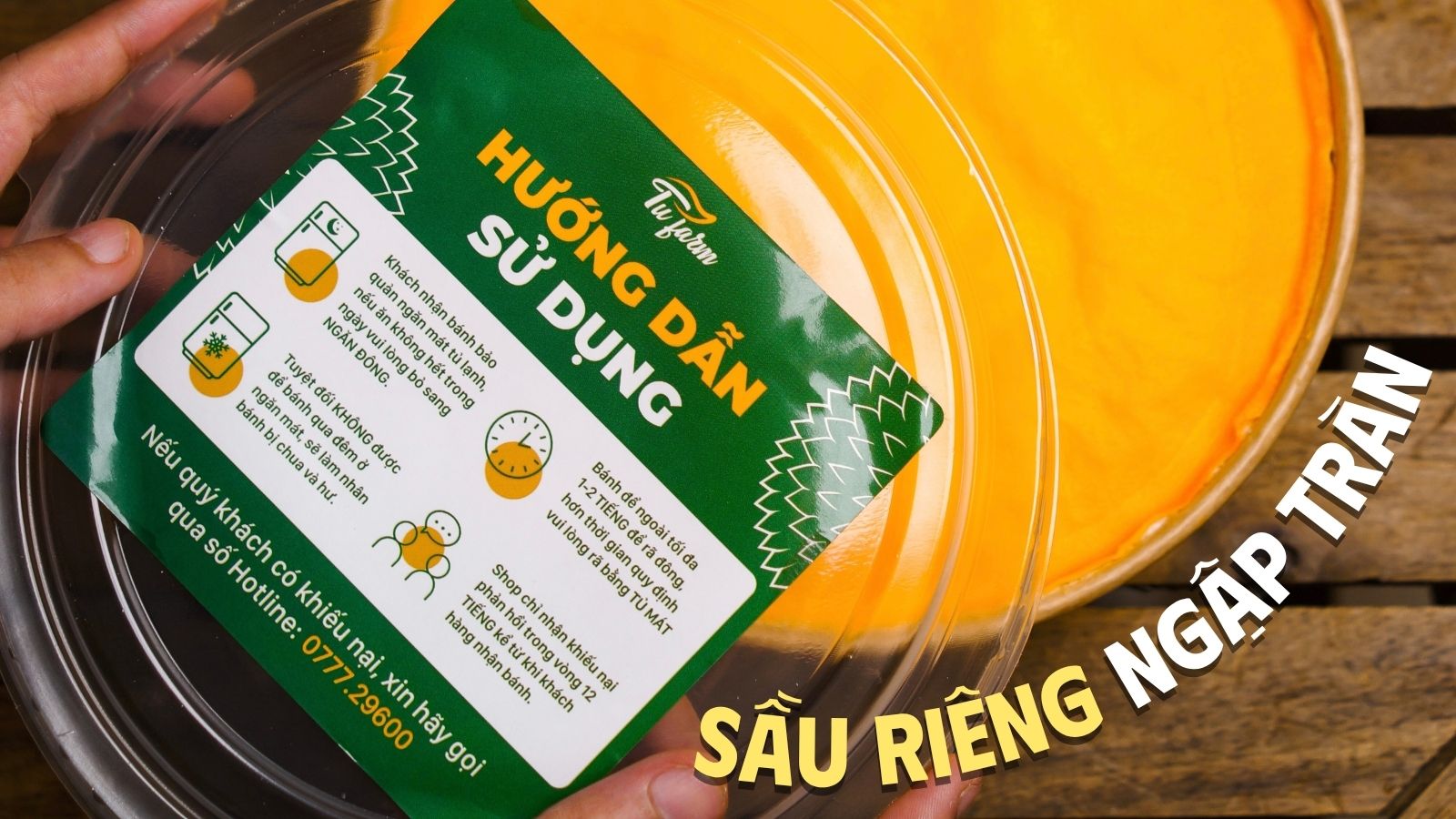 bánh ngàn lớp sầu riêng 