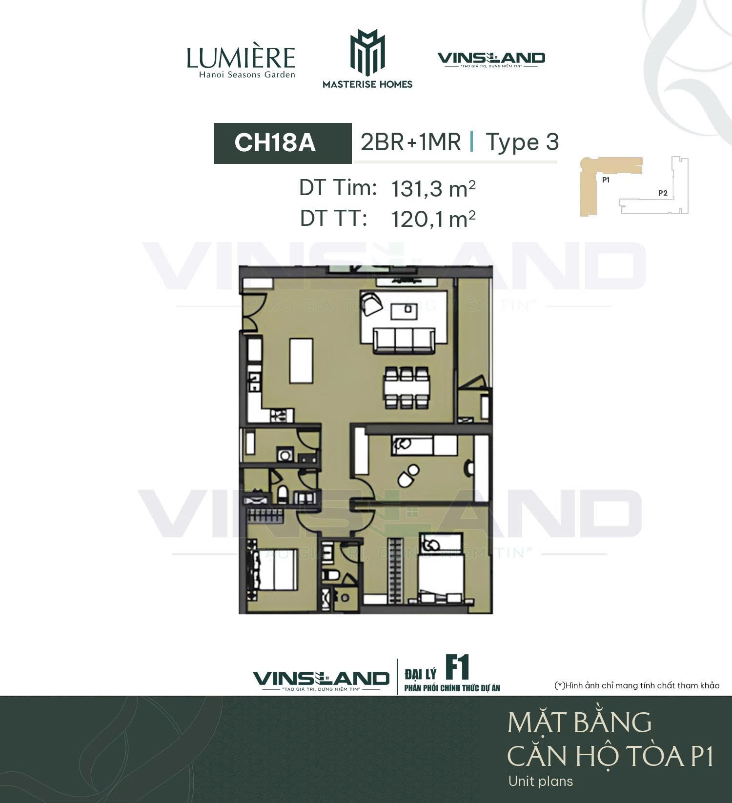 18A 2br +1mr 120,1m2