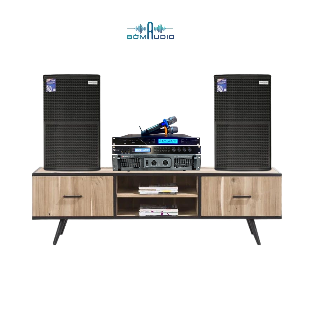 Combo Amply BOSTON ACOUSTICS PA600 + Vang số BOSTON ACOUSTICS X8 + Micro BOSTON ACOUSTICS WMS610 + Loa DBACOUSTIC FORCE 10 - B40_thumbnail_1