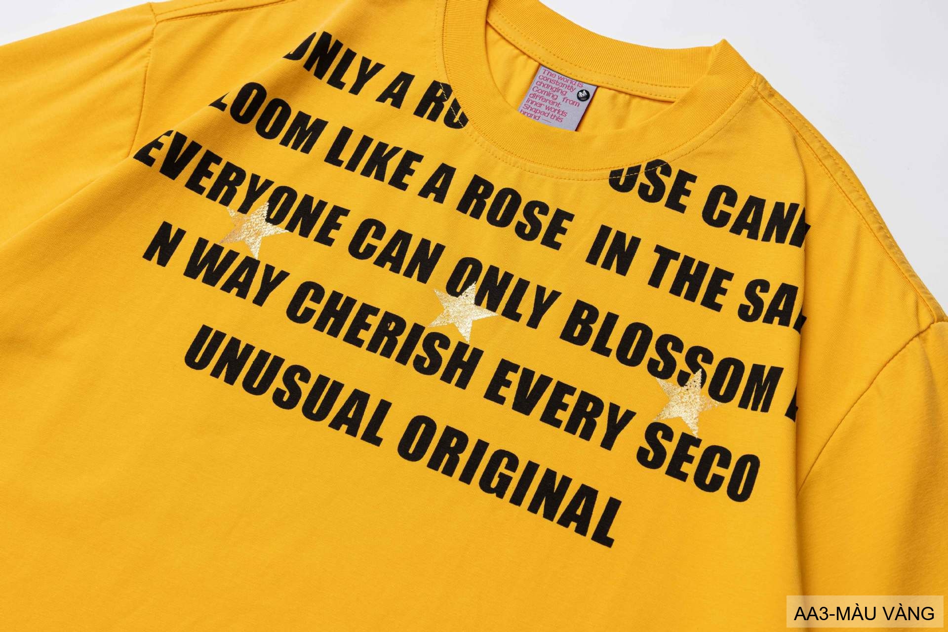 AA3 - Áo thun unisex cổ tròn tay ngắn in chữ retro phong cách streetwear_thumbnail_23