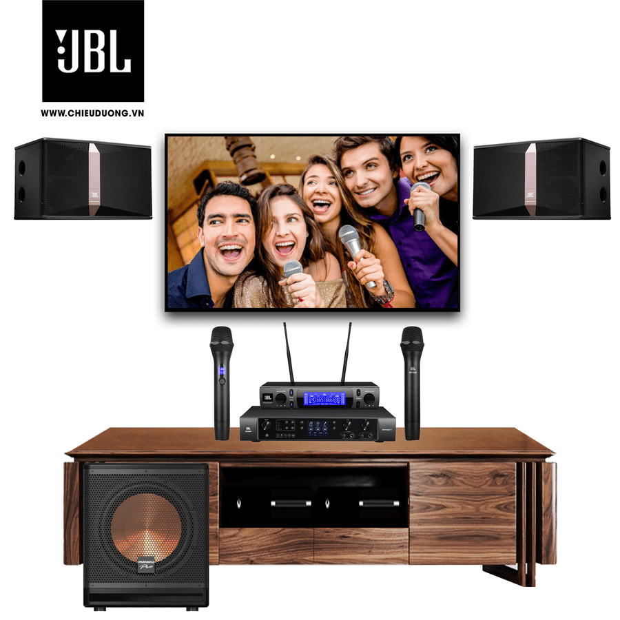 Loa karaoke JBL KI510 thiết kế sng trọng bắt mắt