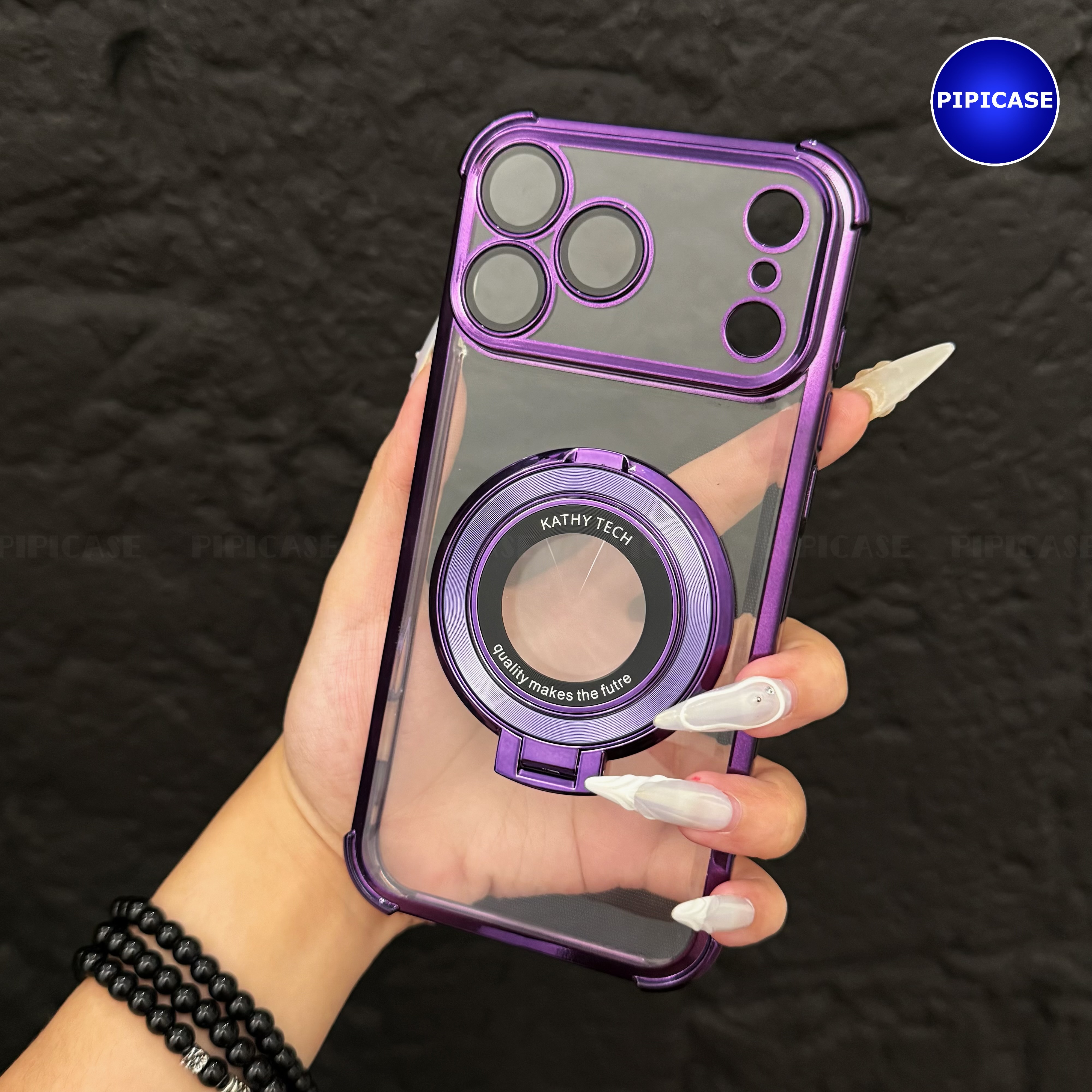 Ốp Lưng iPhone 17 Pro - Ven - Tím