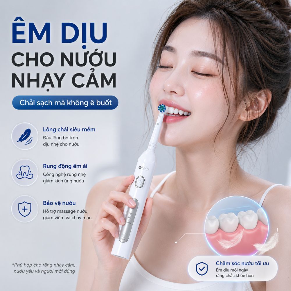 Bàn Chải Điện Đầu Xoay Tròn Kachi MK361_thumbnail_5