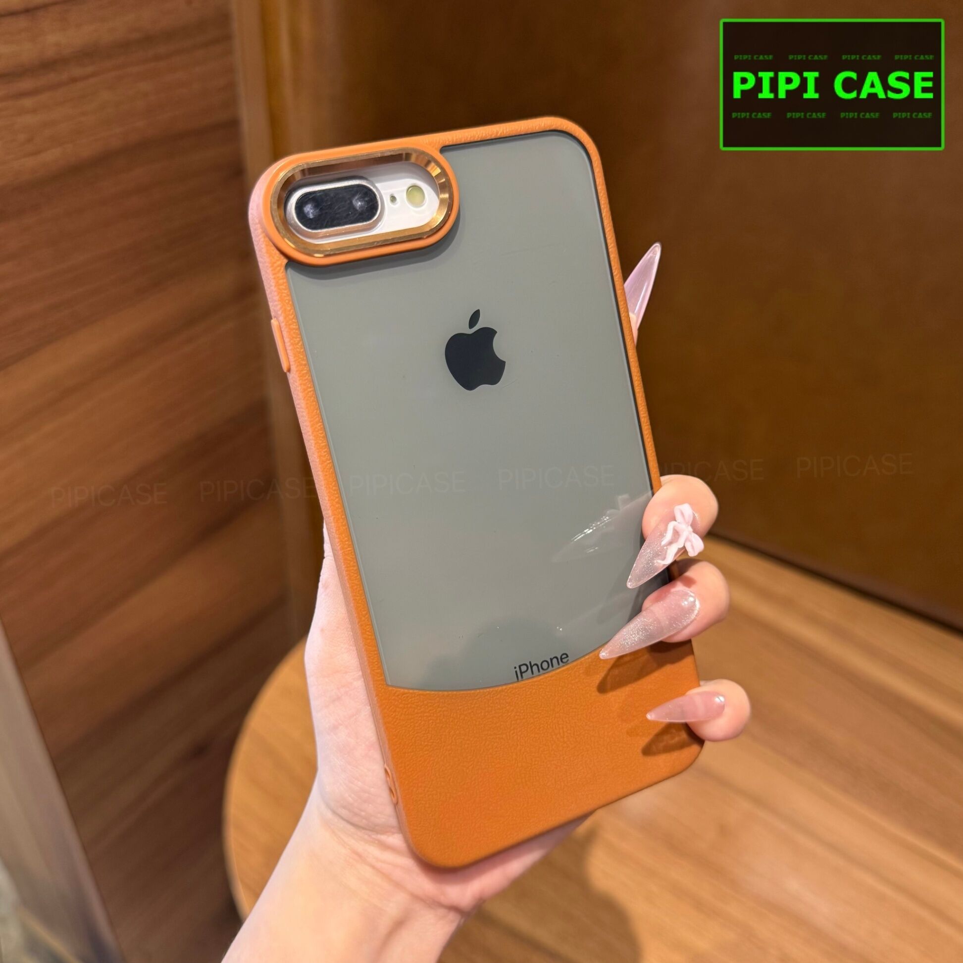 Ốp Lưng iPhone 7 Plus / 8 Plus - Richy - Nâu