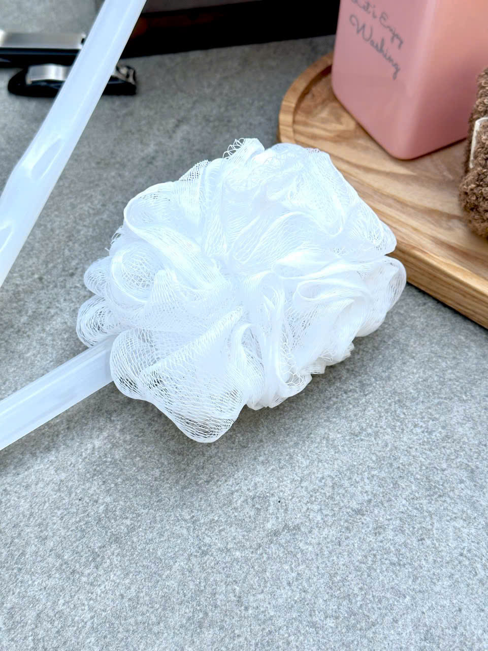 Bông Tắm Tạo Bọt Tay Cầm 39cm Nhật bản_thumbnail_2