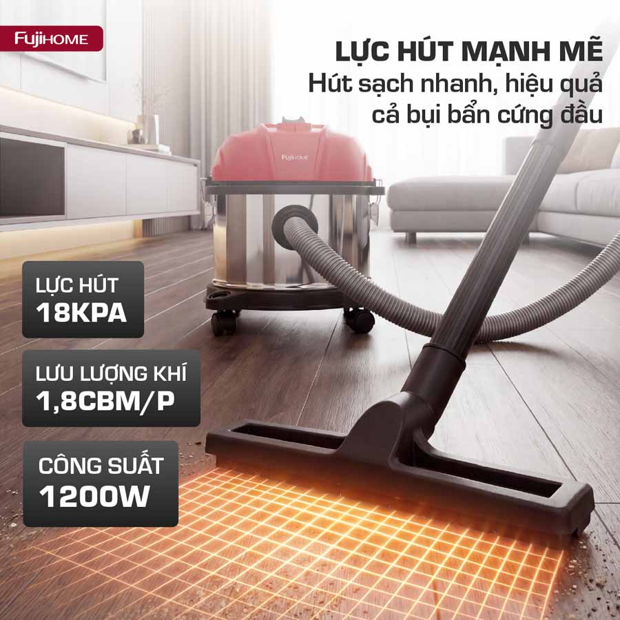 Máy hút bụi công nghiệp Fujihome VC15N_thumbnail_2