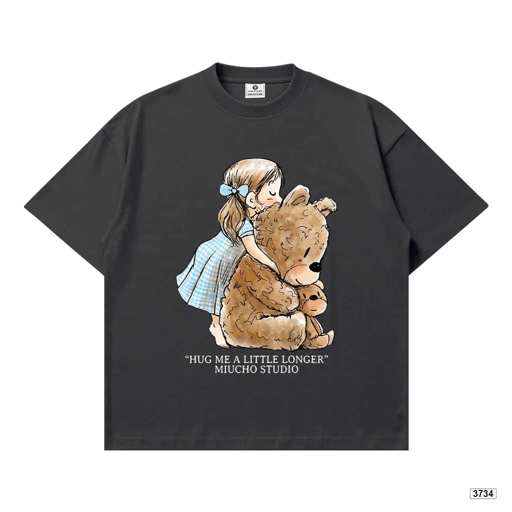 Áo thun boxy nữ phong cách dễ thương hoạt hình gấu Miucho 3734_thumbnail_13