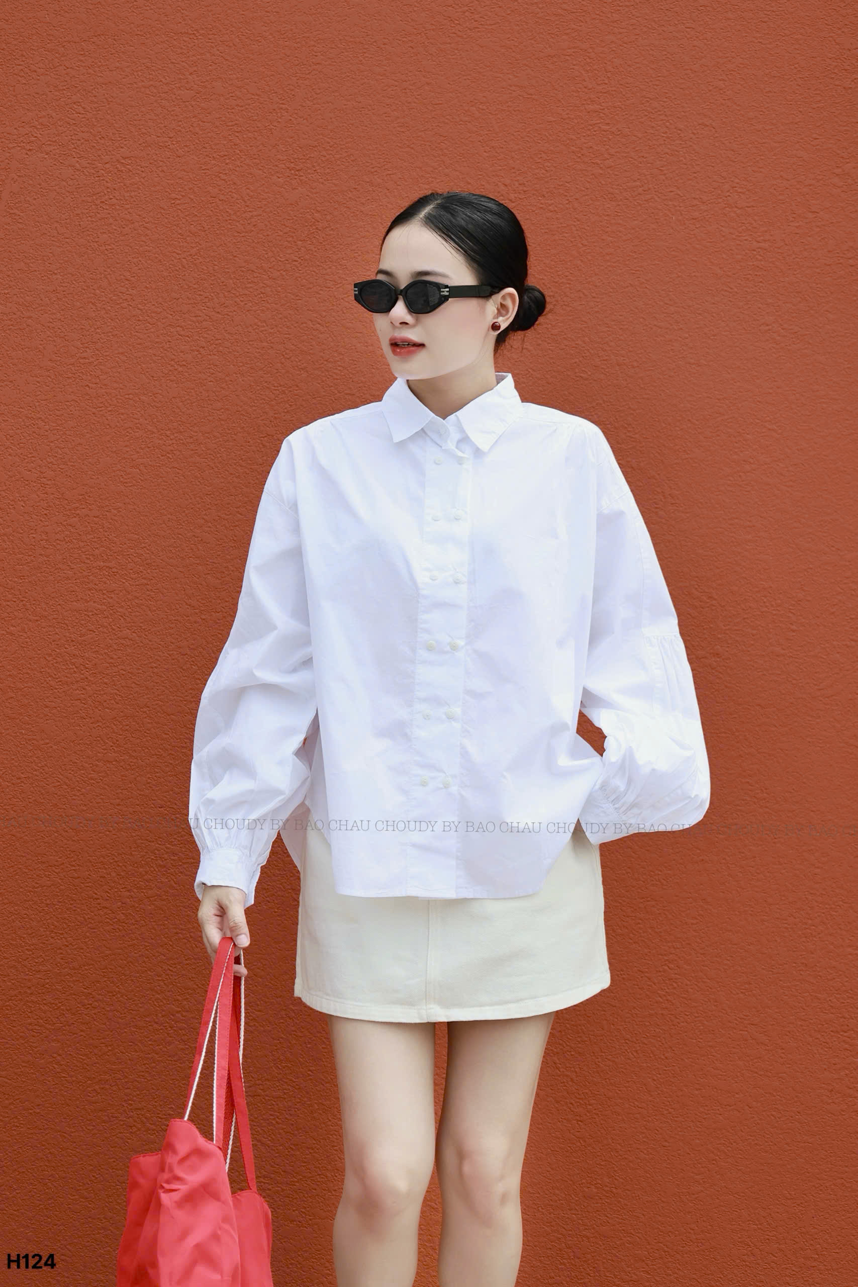 H124 ÁO SOMI TRẮNG